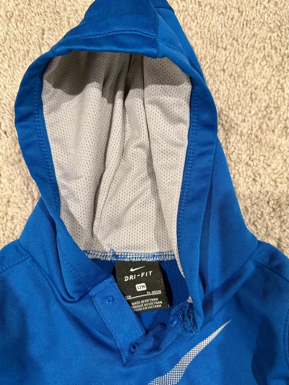 Nike Dri-FIT Baby Boy 12M Hoodie Jogger 2 Piece Tracksuit Set